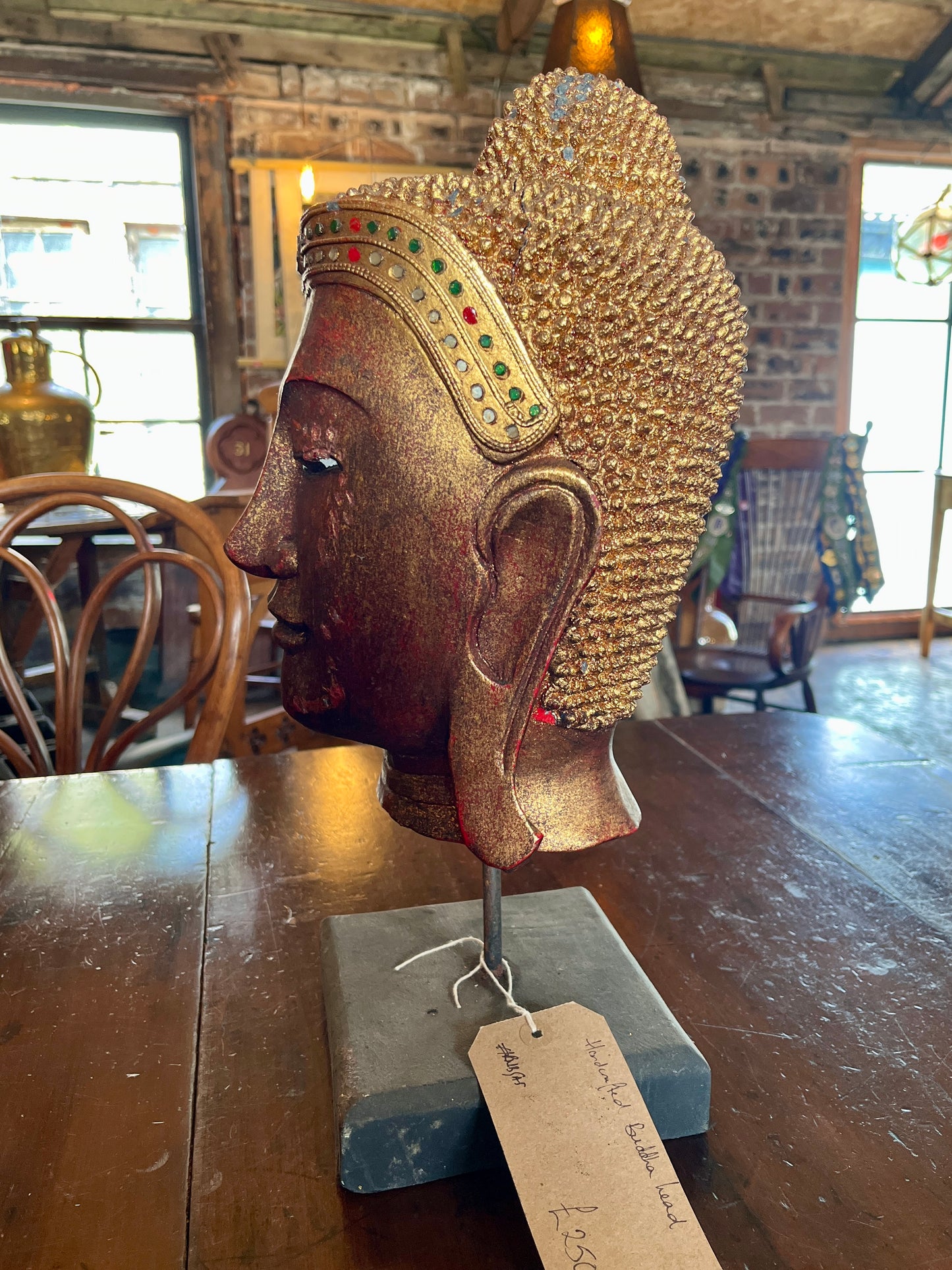 Handcrafted Buddha Head