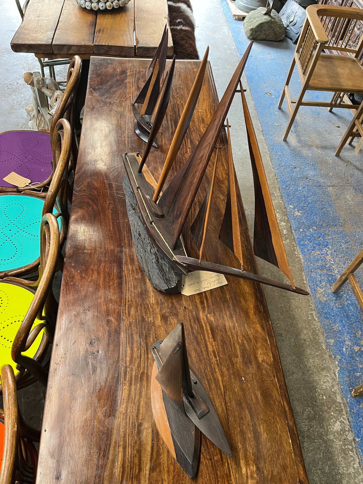Fleet of Wooden Yachts - Handcrafted