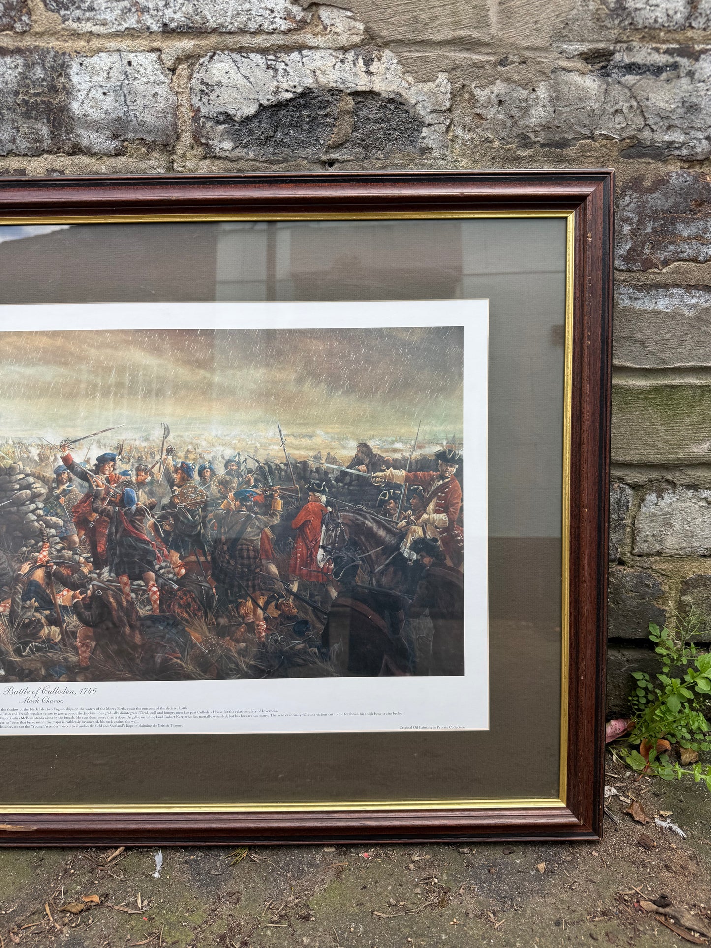 The Battle of Culloden, 1746 by military artist Mark Churms