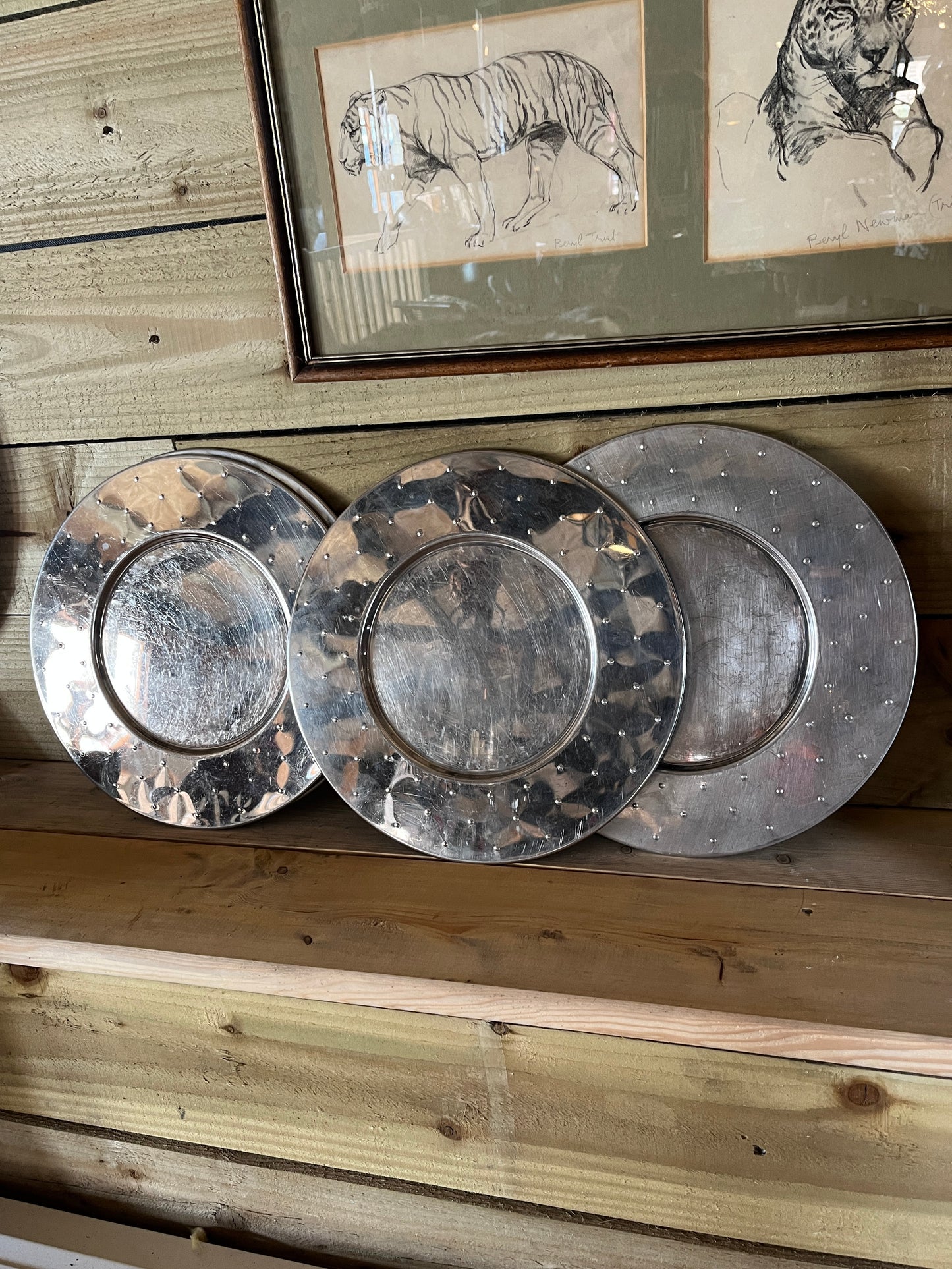 'Alessi' MG03 Polished Steel Charger/Tray by Michael Graves
