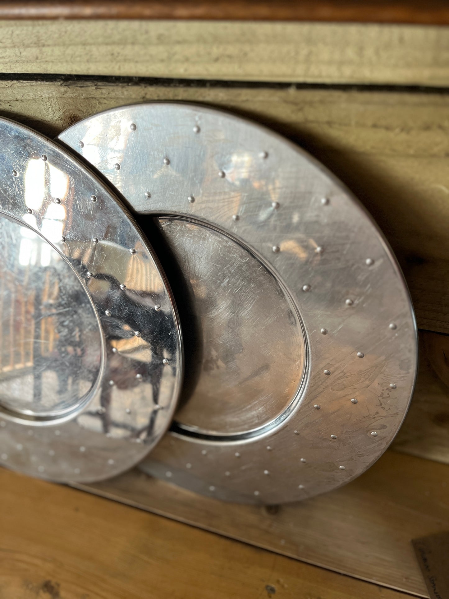 'Alessi' MG03 Polished Steel Charger/Tray by Michael Graves