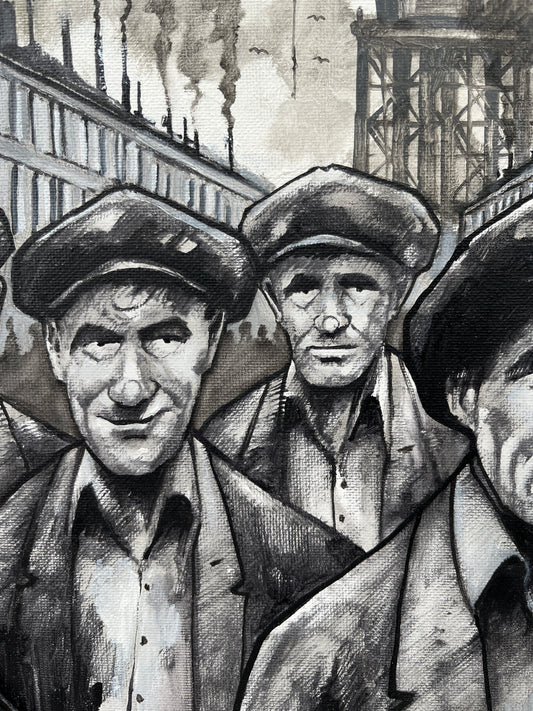 "Sons of Toil" Original Oil on Canvas Painting by Ryan Mutter