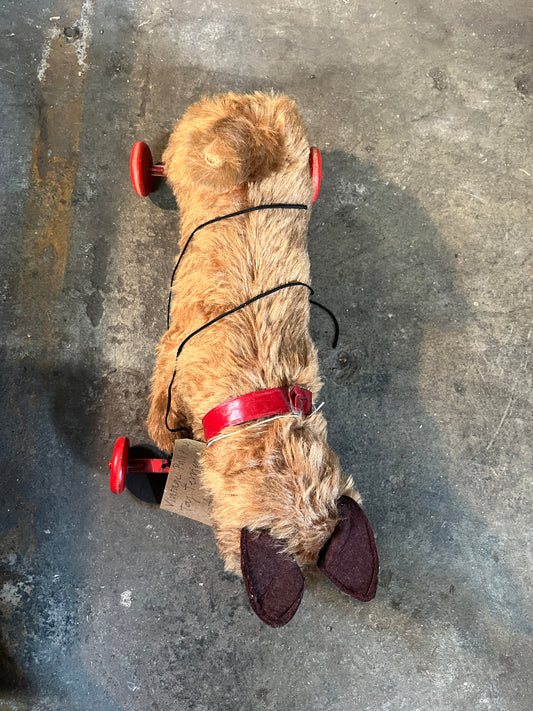 Vintage Pull Along Toy Terrier