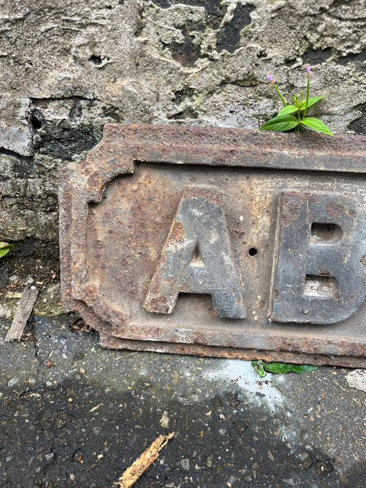 Cast Iron Street Sign
