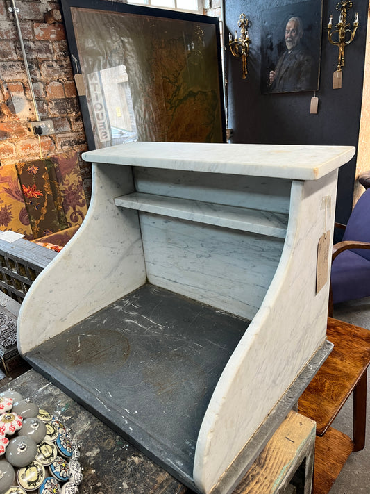 Carrara Marble 'Shop Fitting'