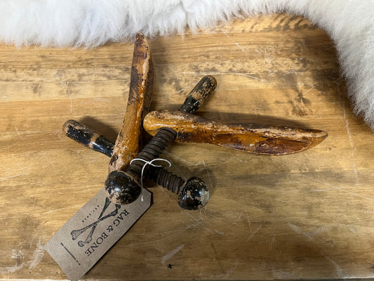 Wooden Shoe Lasts - Original Shoe Maker Pair