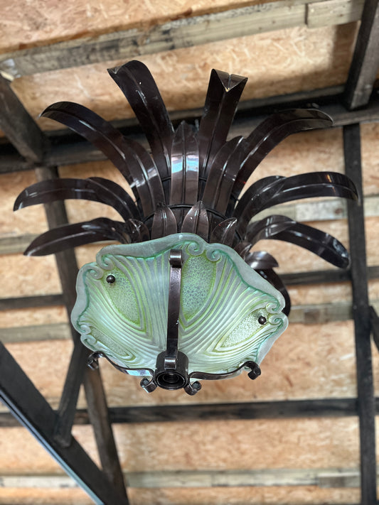 Vintage Art Deco Pineapple Chandelier