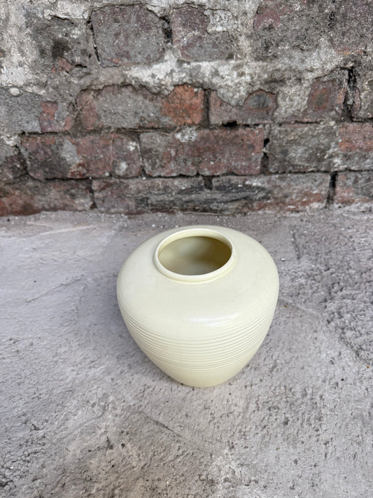 Red Wing Pottery USA White Vase