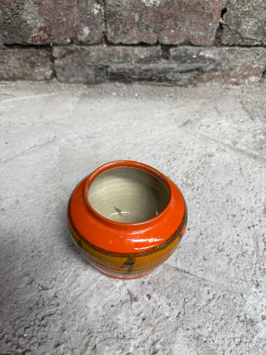 Gray's Pottery Orange Pot
