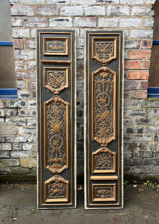 Ex Film Set Double Sided French Renaissance Decorative Panel
