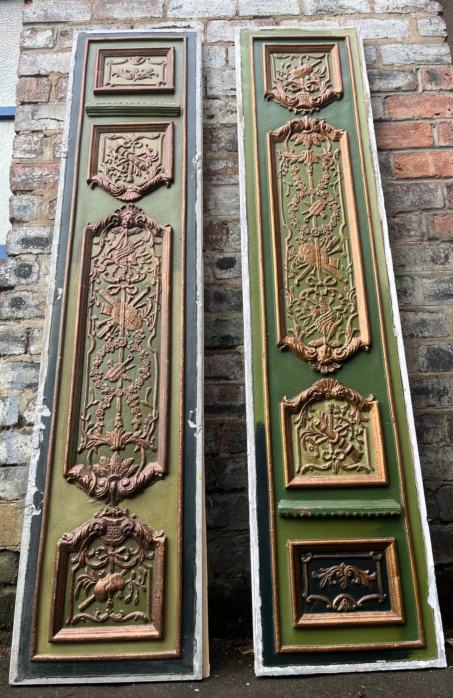 Ex Film Set Double Sided French Renaissance Decorative Panel
