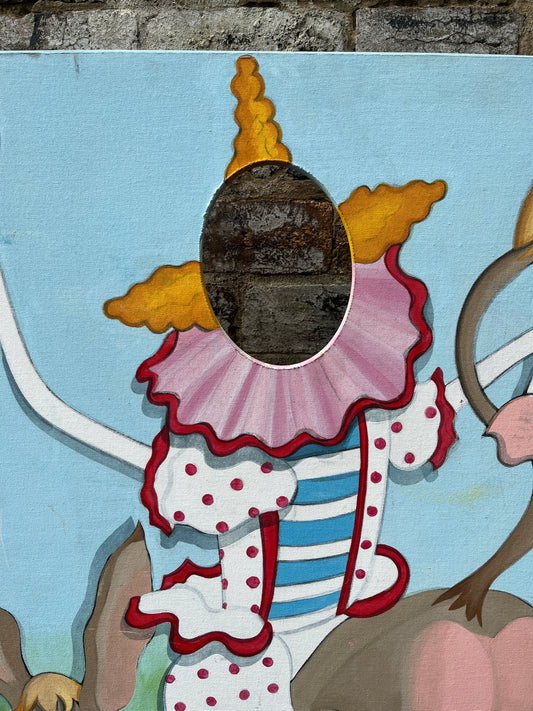 Clown and Donkey Carnival Photo Board