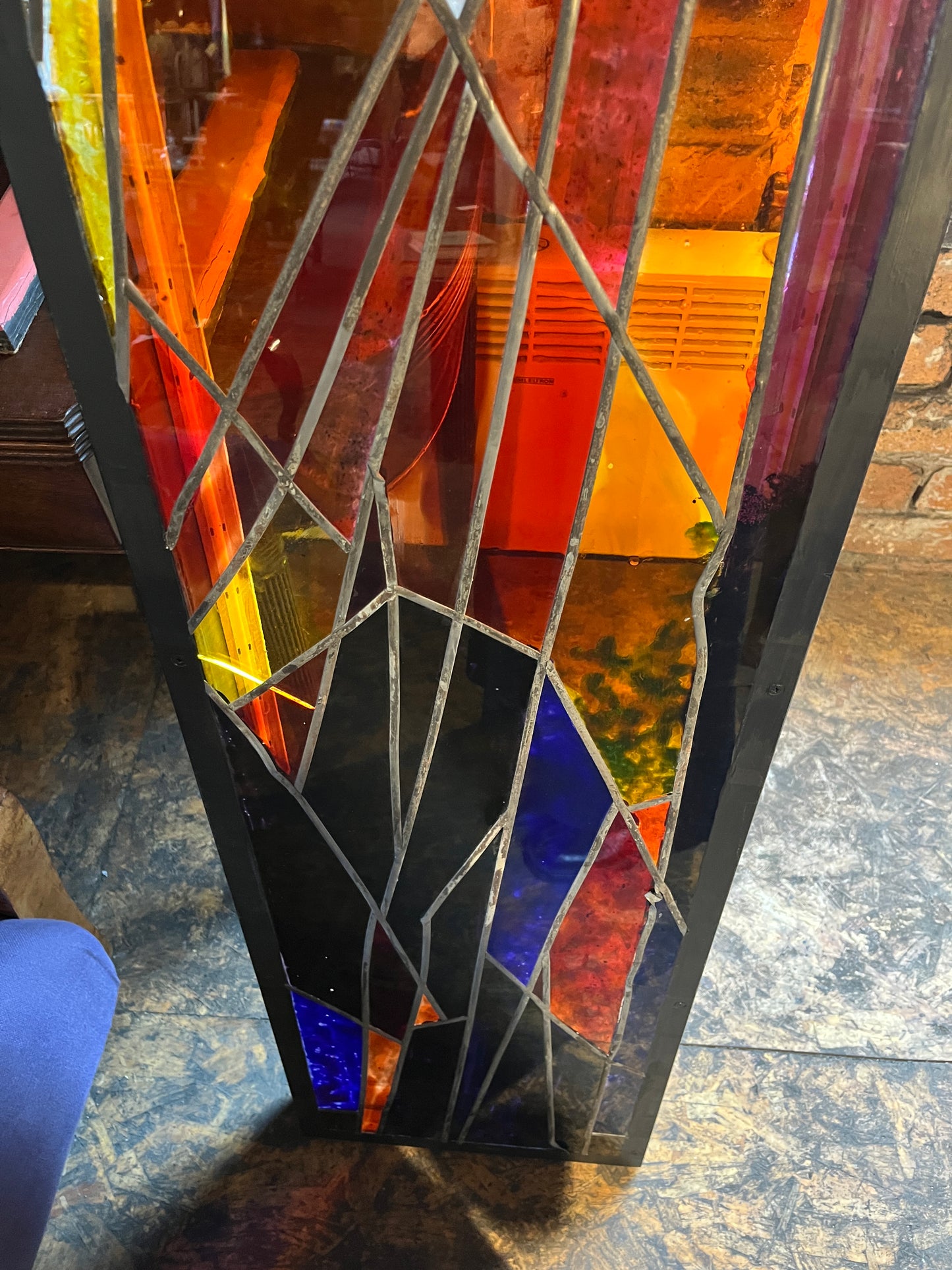 Ex-Opera Stained Glass Crucifix