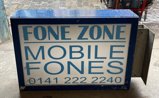 Vintage External Light Box/Sign - Mobile Fones