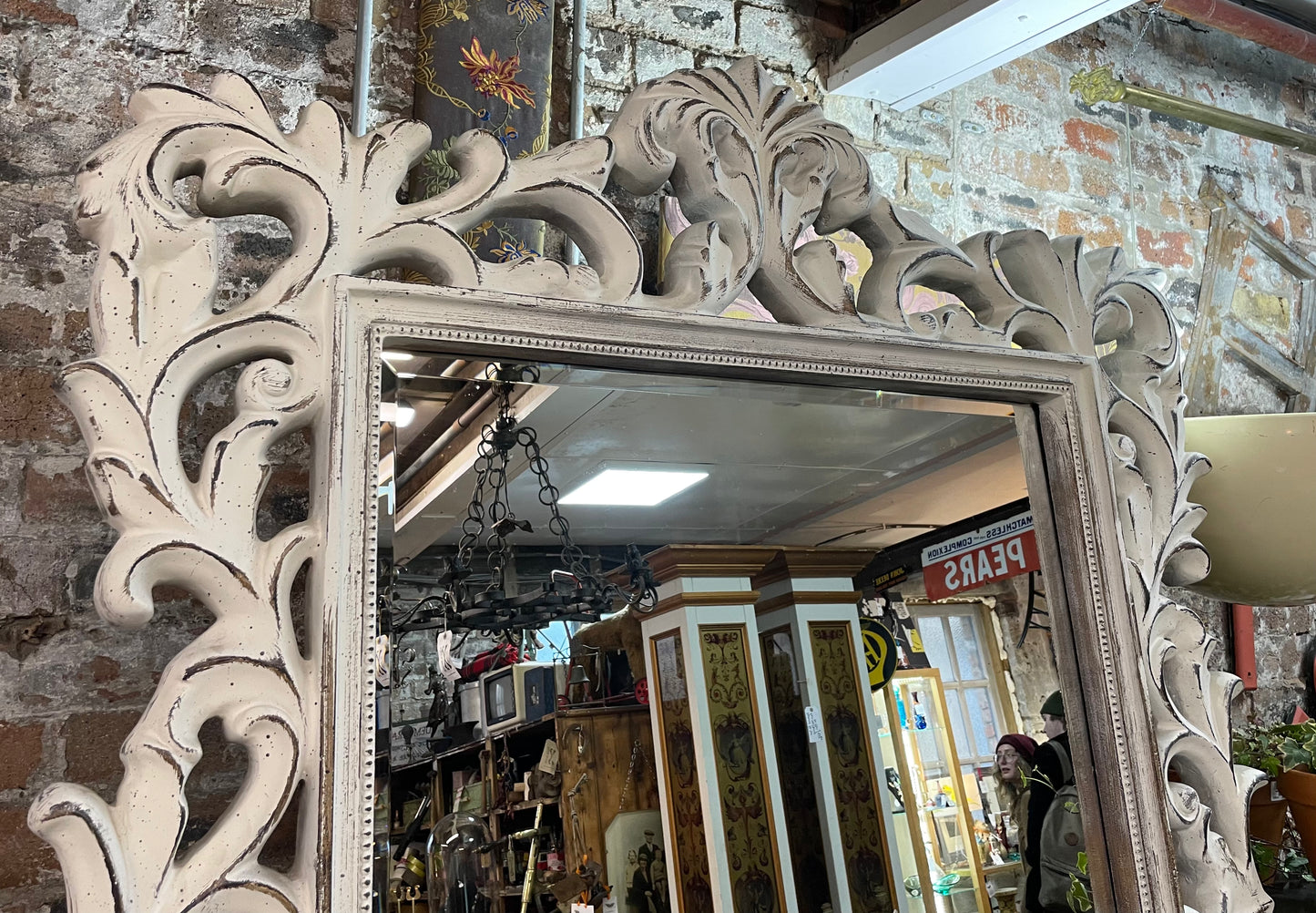 Large Rococo Inspired Floor Mirror