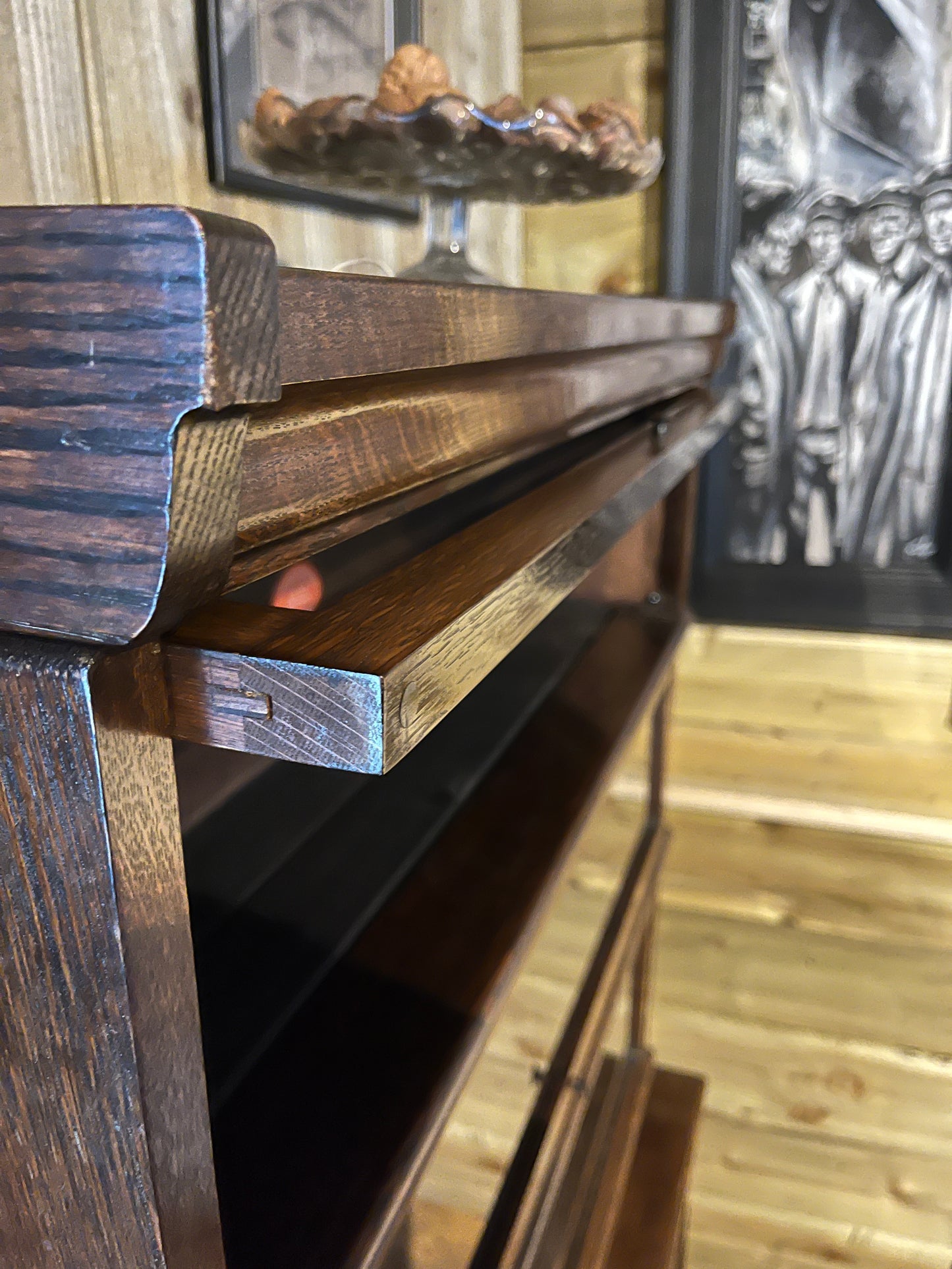 Early 20th Century Antique 4 Tier Stackable Barristers Bookcase