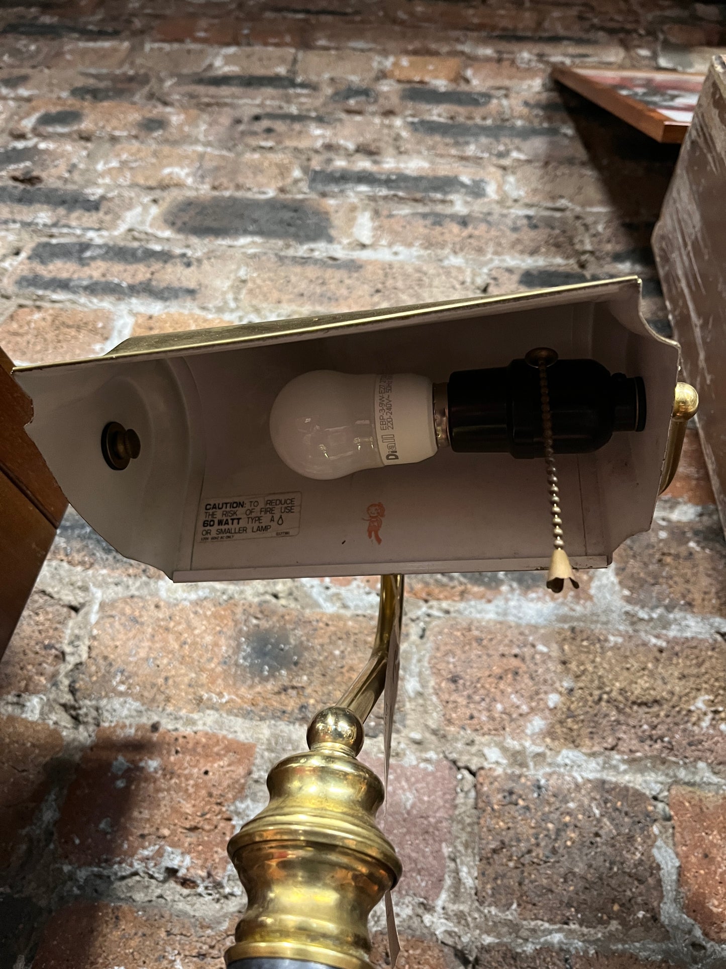 Vintage Bankers Lamp