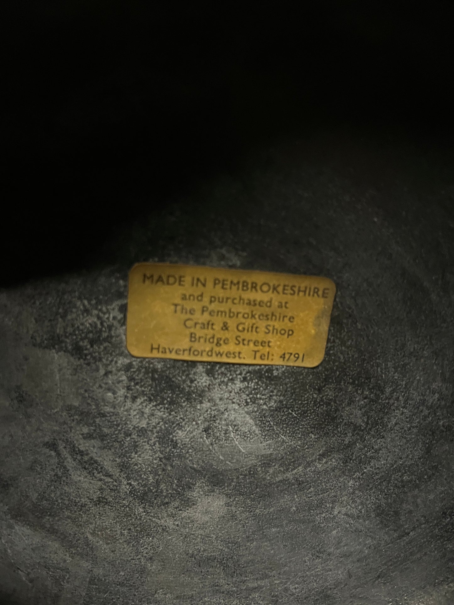 Leather stitched tankard