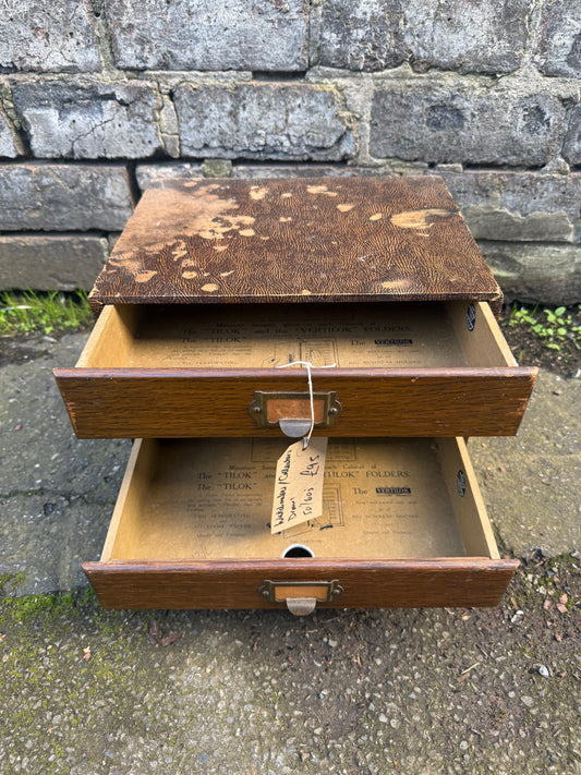 Watchmaker's/Collector's Wooden Drawers - circa 1920's