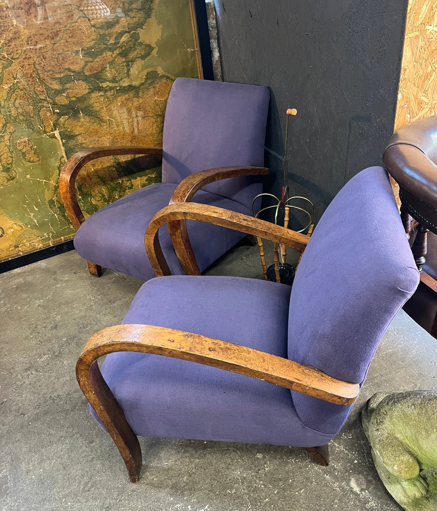 Iconic Art Deco Three-Piece Suite
