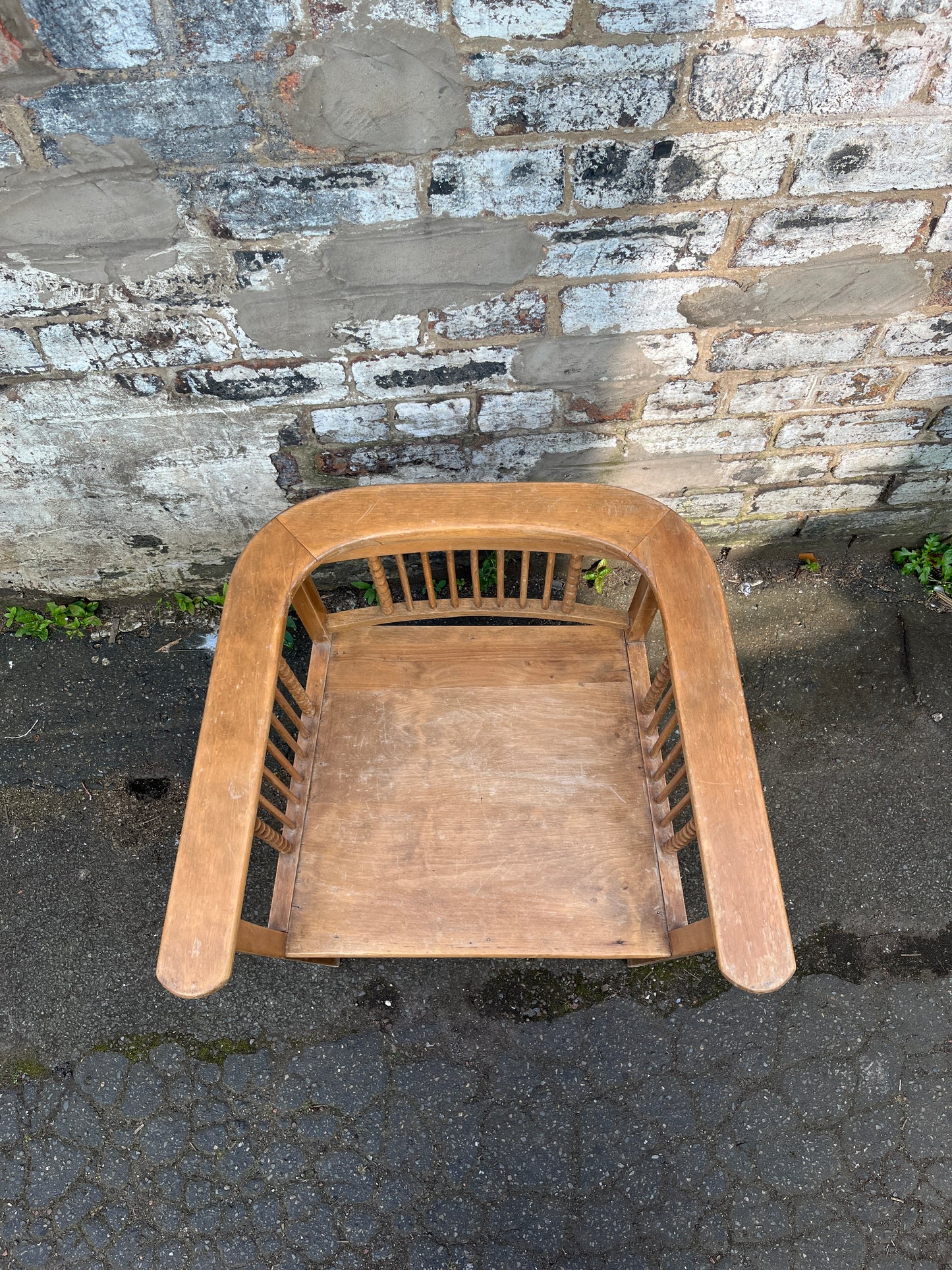 Wooden Spindle Sofa & Chairs - Oak Detail & Beech