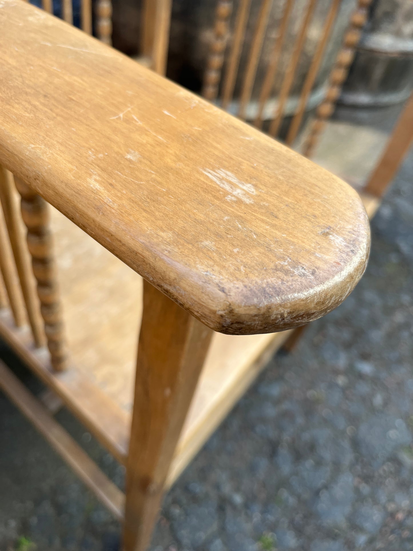 Wooden Spindle Sofa & Chairs - Oak Detail & Beech