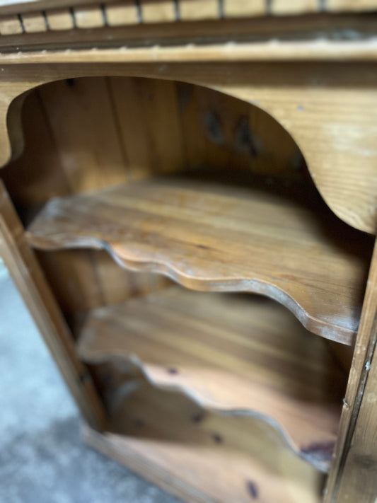 Pine Wall Mounted Cane Shelving