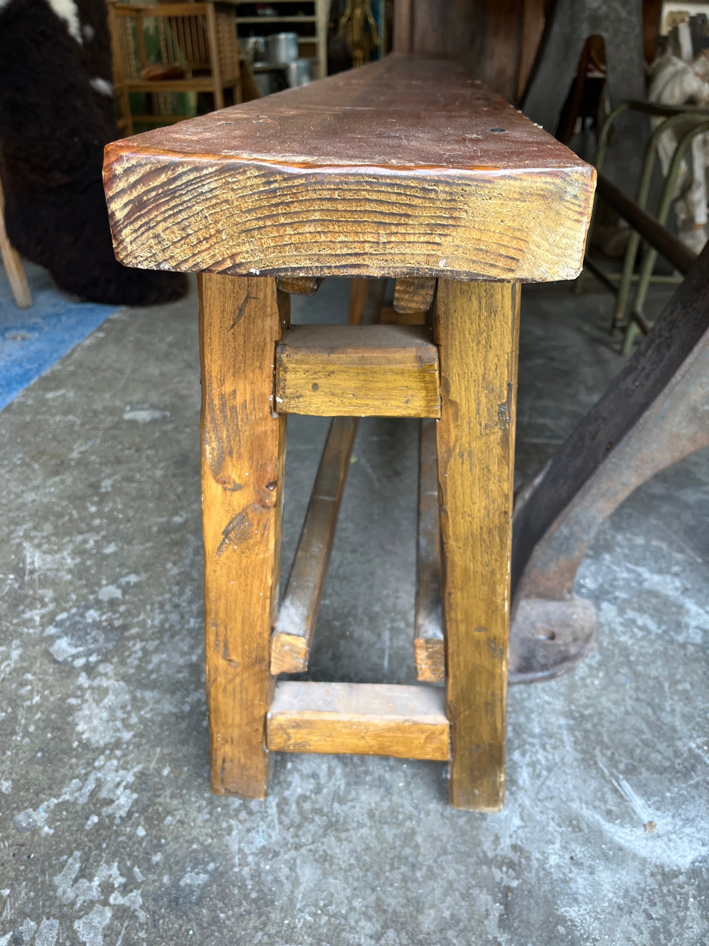 Pine Industrial Dining Table