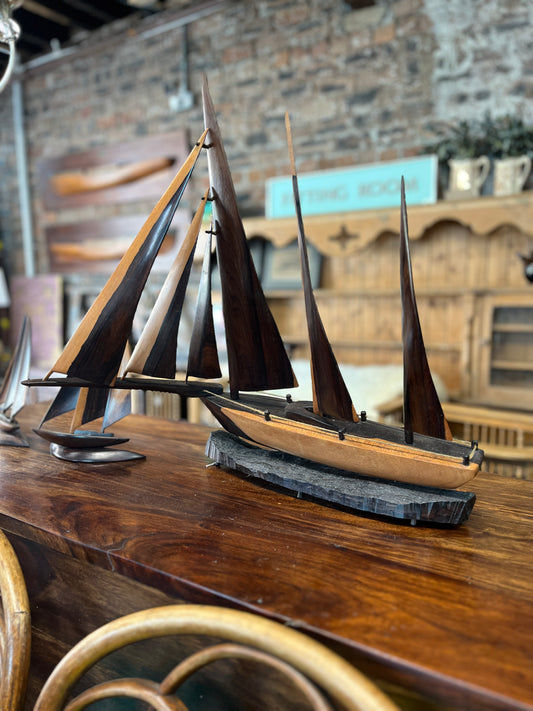 Fleet of Wooden Yachts - Handcrafted