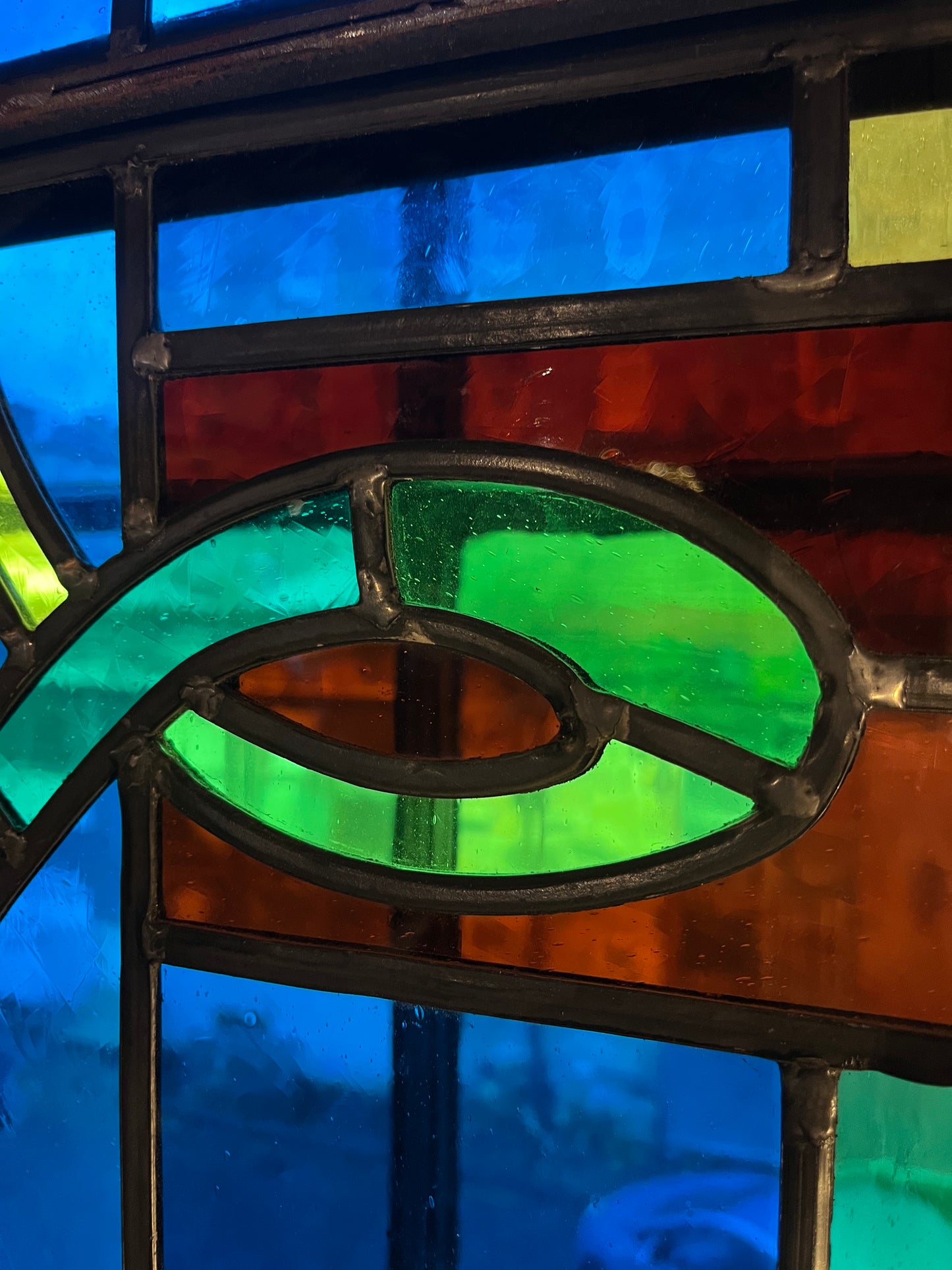 1940s Stained Glass Panels
