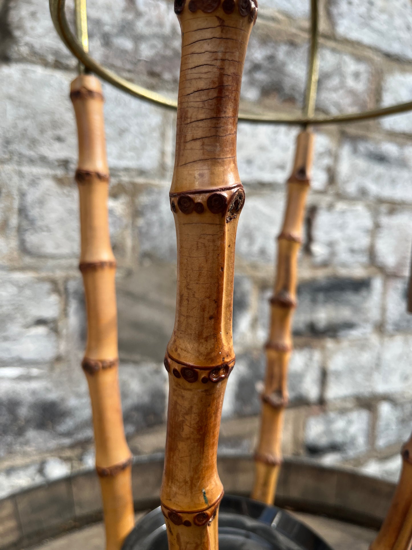 Vintage Bamboo Umbrella Stand