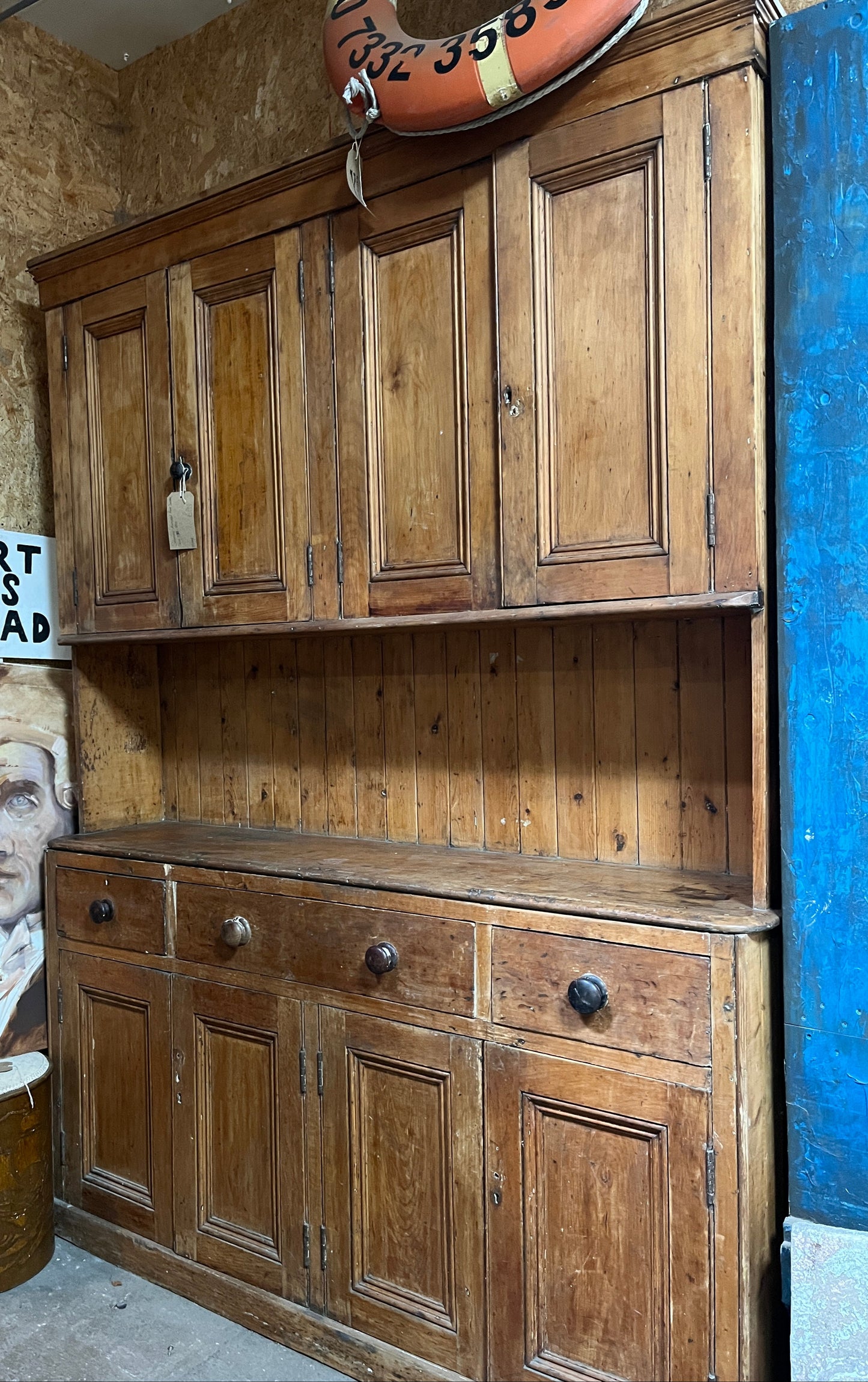 Scottish Antique Pine Dresser Circa 1870 - 1890