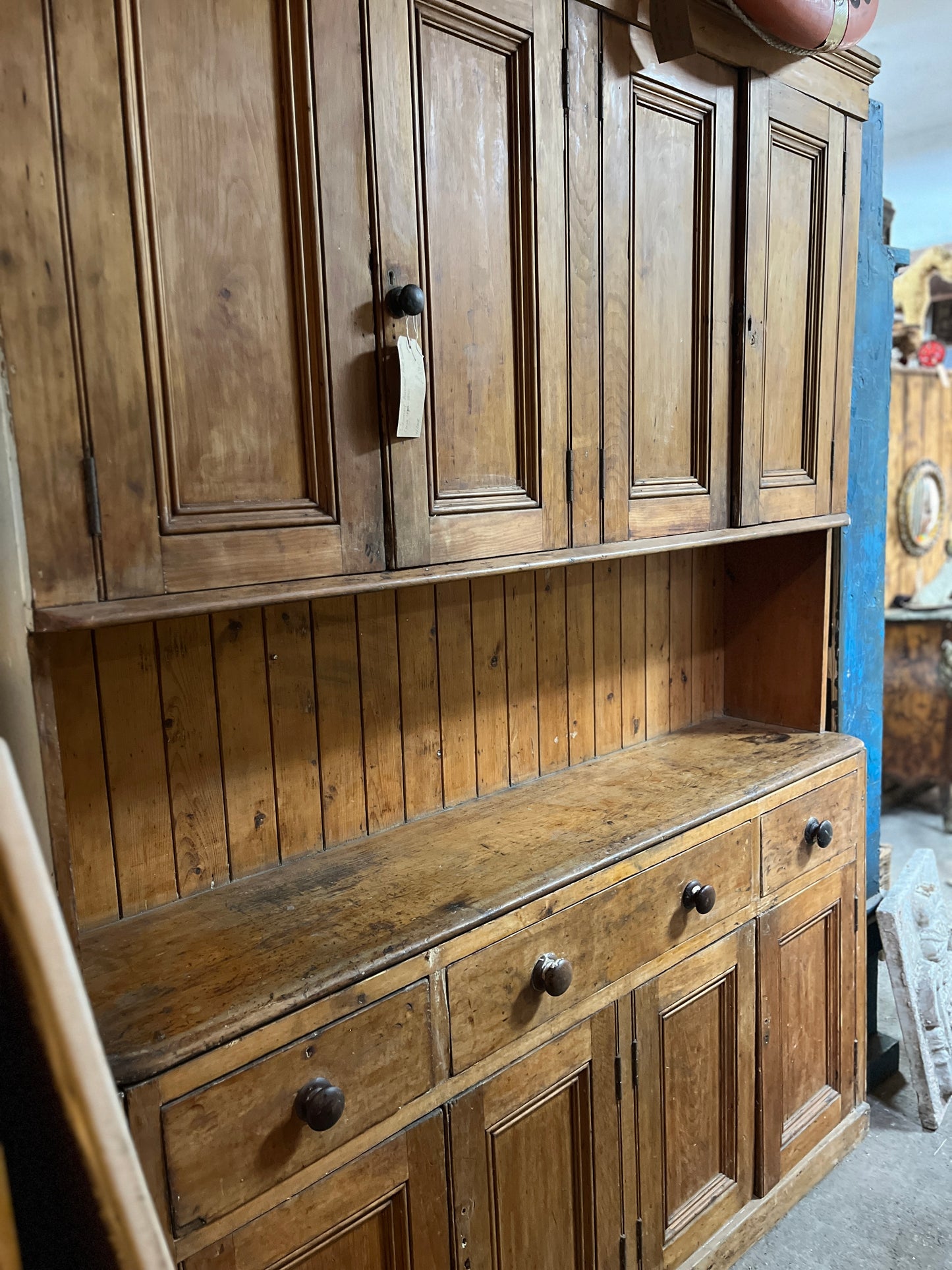 Scottish Antique Pine Dresser Circa 1870 - 1890