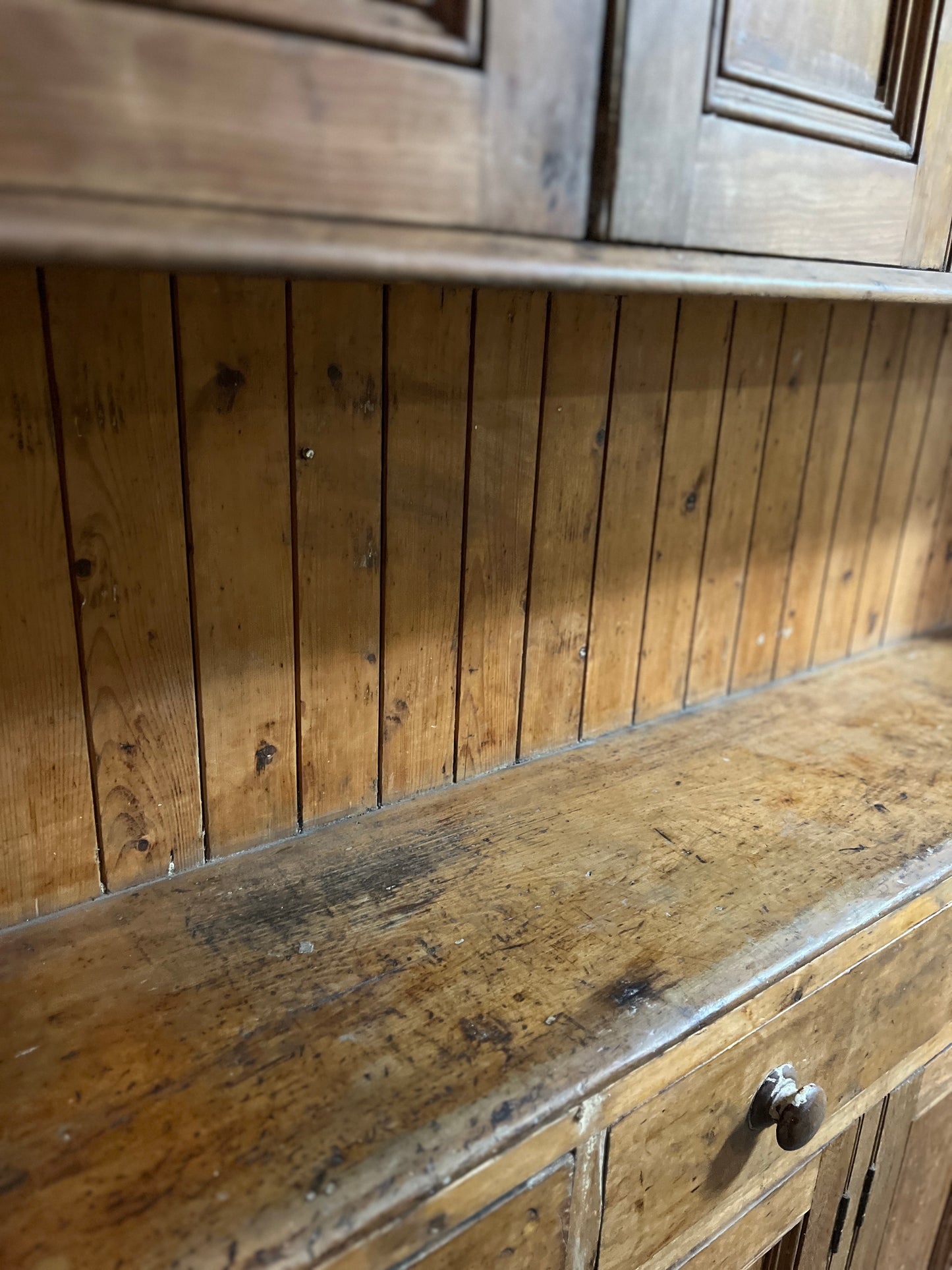 Scottish Antique Pine Dresser Circa 1870 - 1890