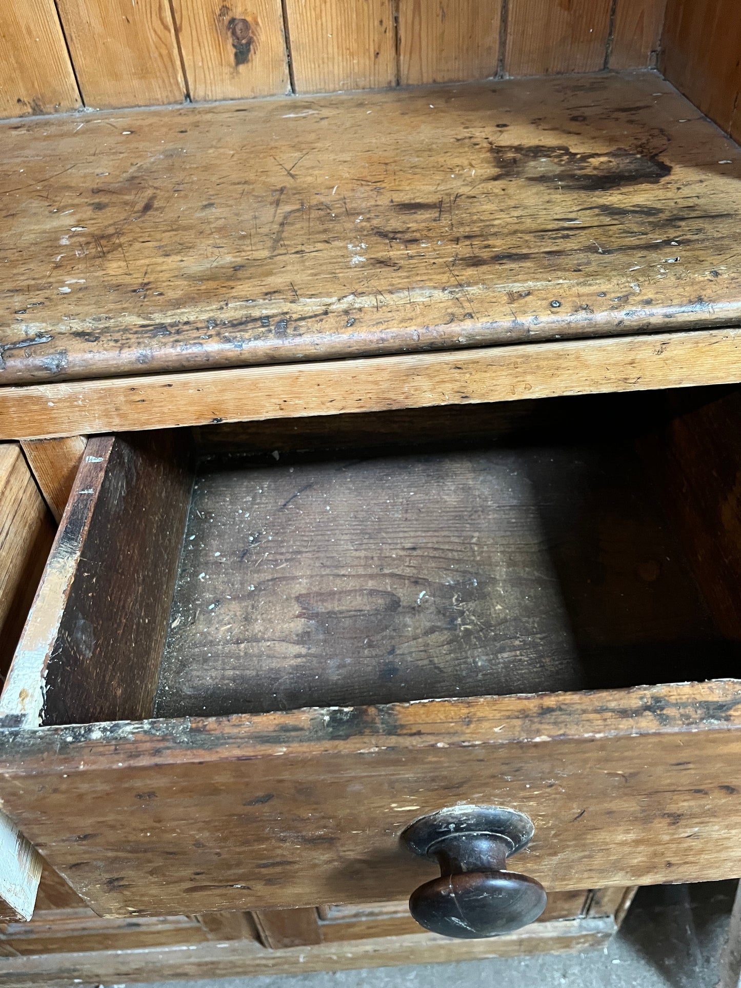 Scottish Antique Pine Dresser Circa 1870 - 1890