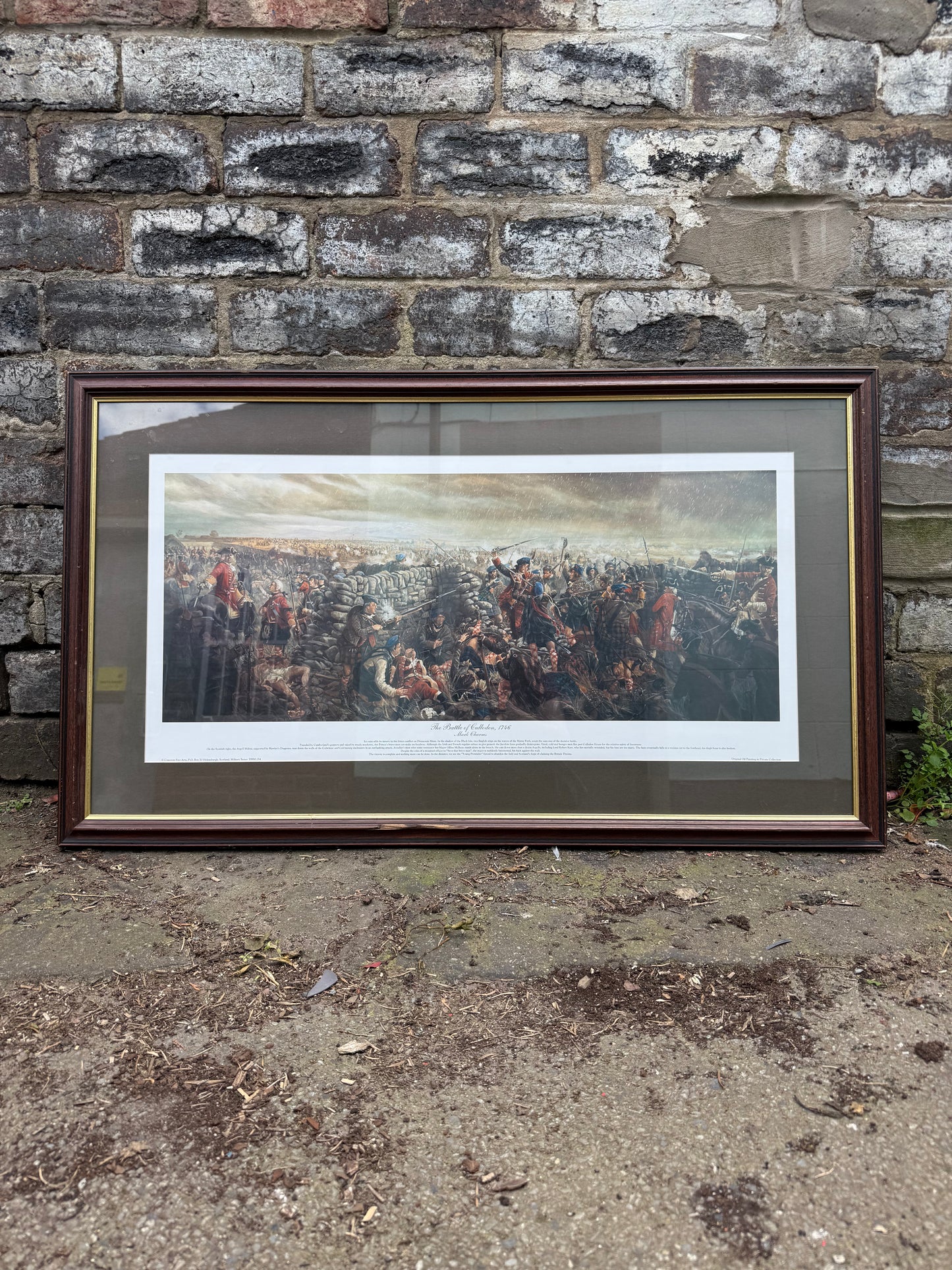The Battle of Culloden, 1746 by military artist Mark Churms