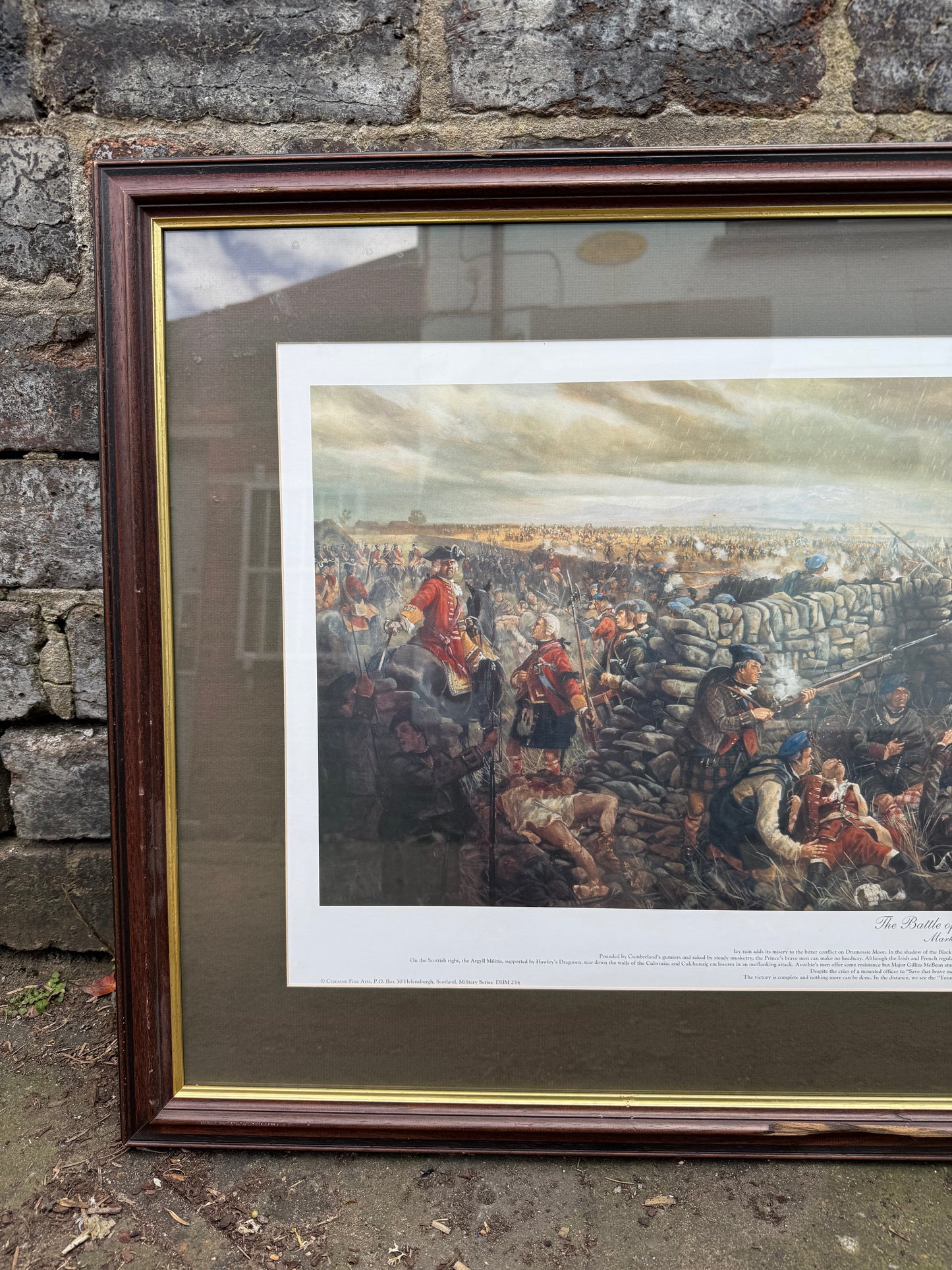 The Battle of Culloden, 1746 by military artist Mark Churms