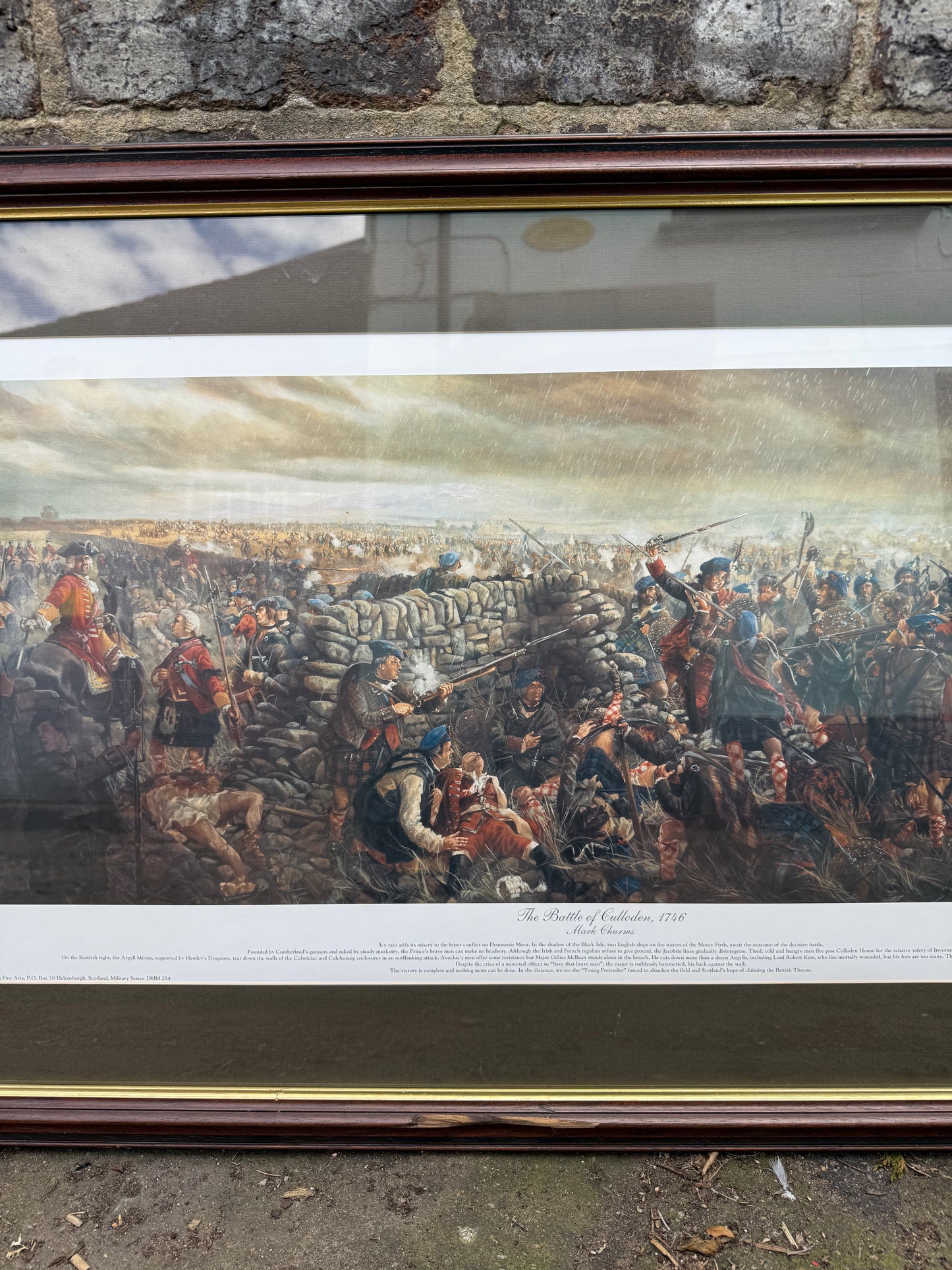 The Battle of Culloden, 1746 by military artist Mark Churms