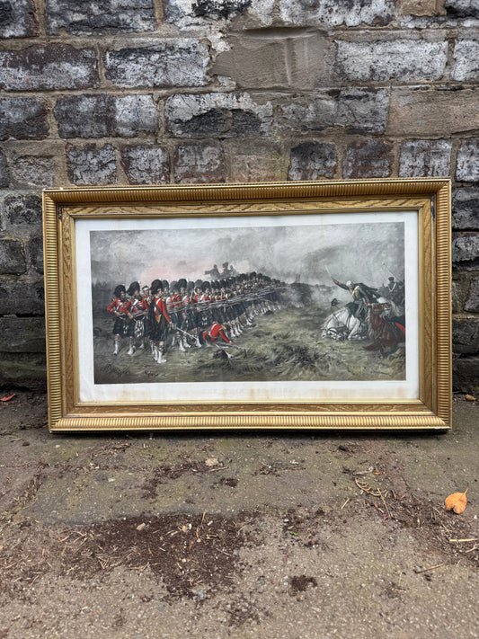 Framed print of "The Thin Red Line" by Robert Gibb