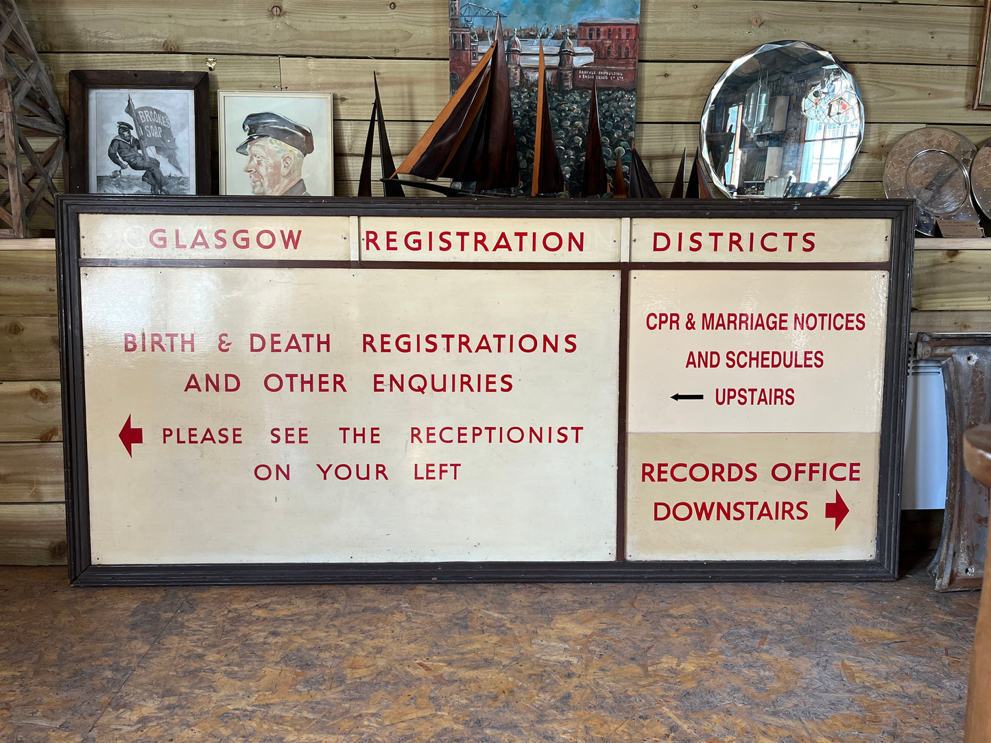 Martha Street Register Board Born at Glasgow Rattenrow Hospital