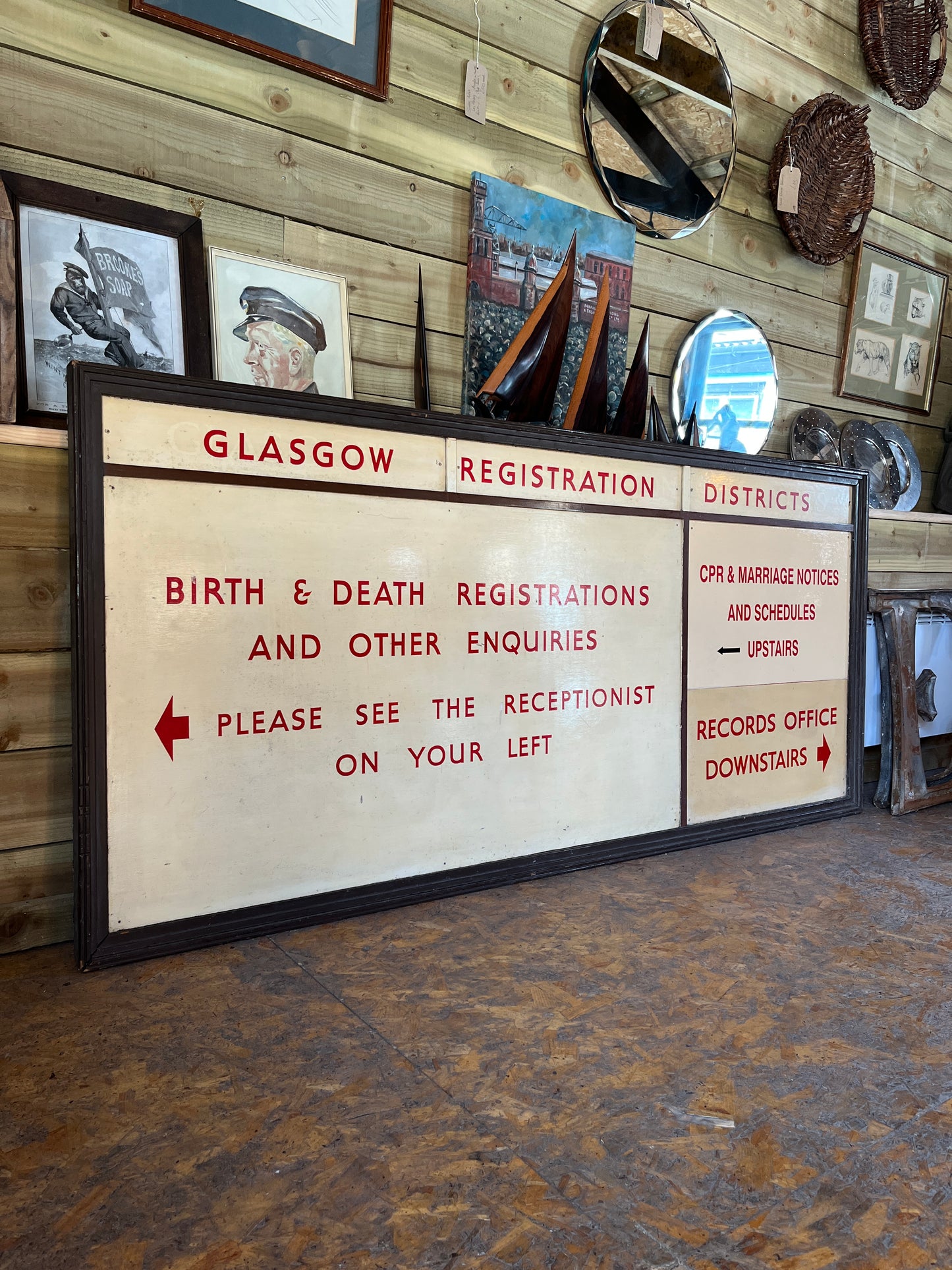 Martha Street Register Board Born at Glasgow Rattenrow Hospital