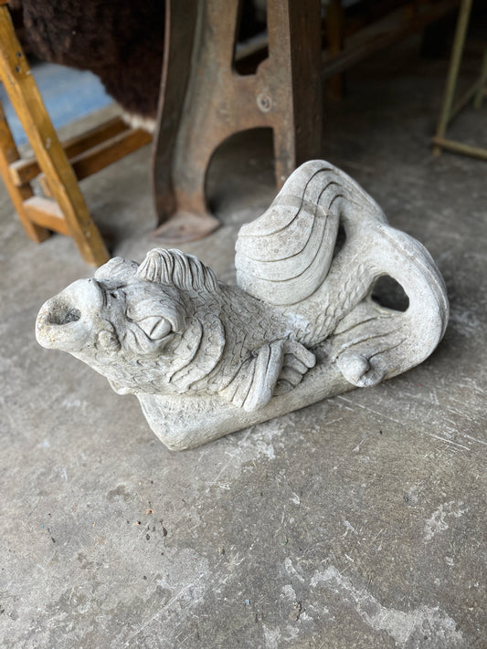 Lime Concrete Hand Cast Fountain Statue