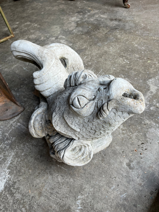 Lime Concrete Hand Cast Fountain Statue