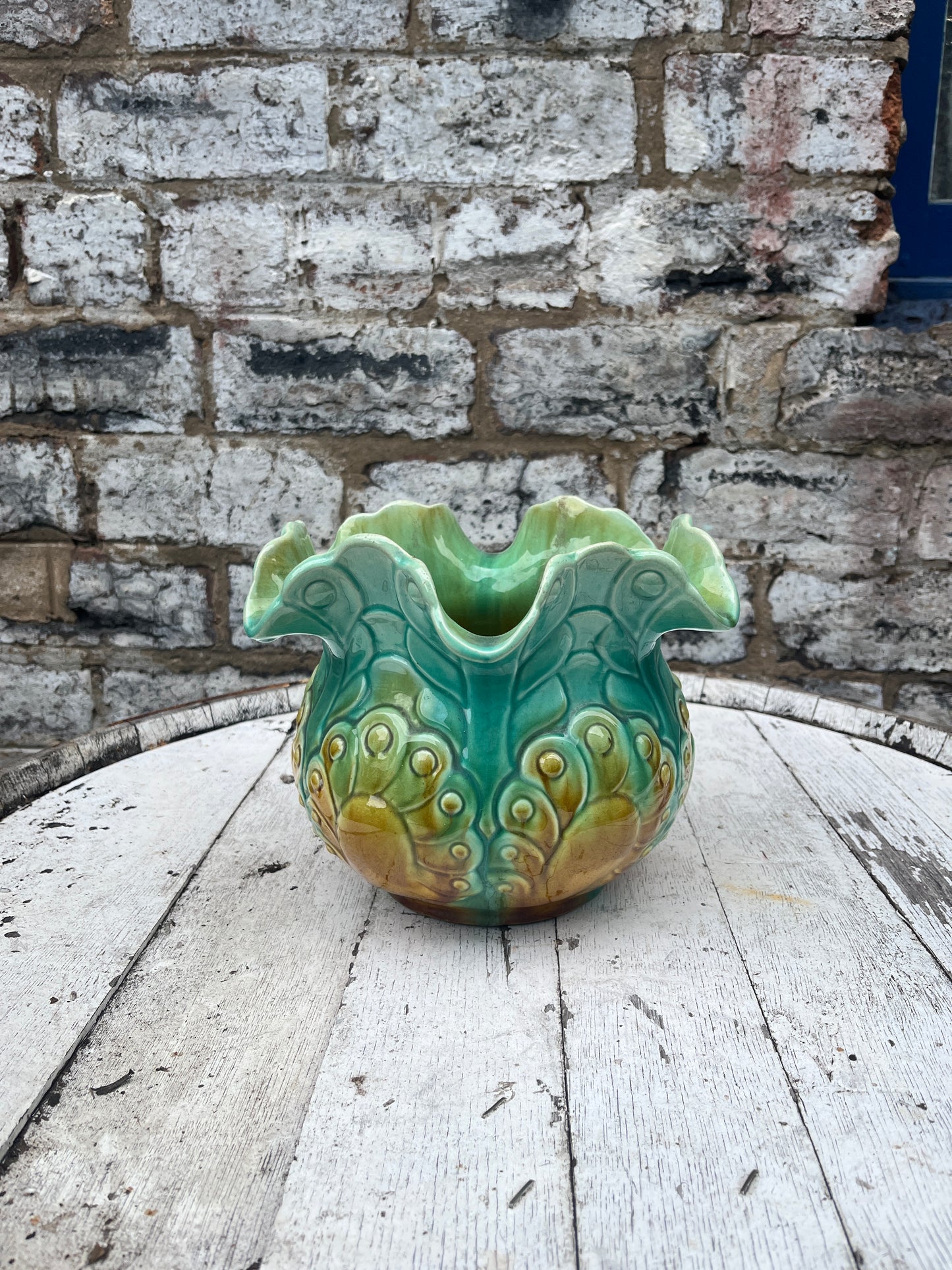 Jardiniere by Watcombe Pottery designed by Christopher Dresser