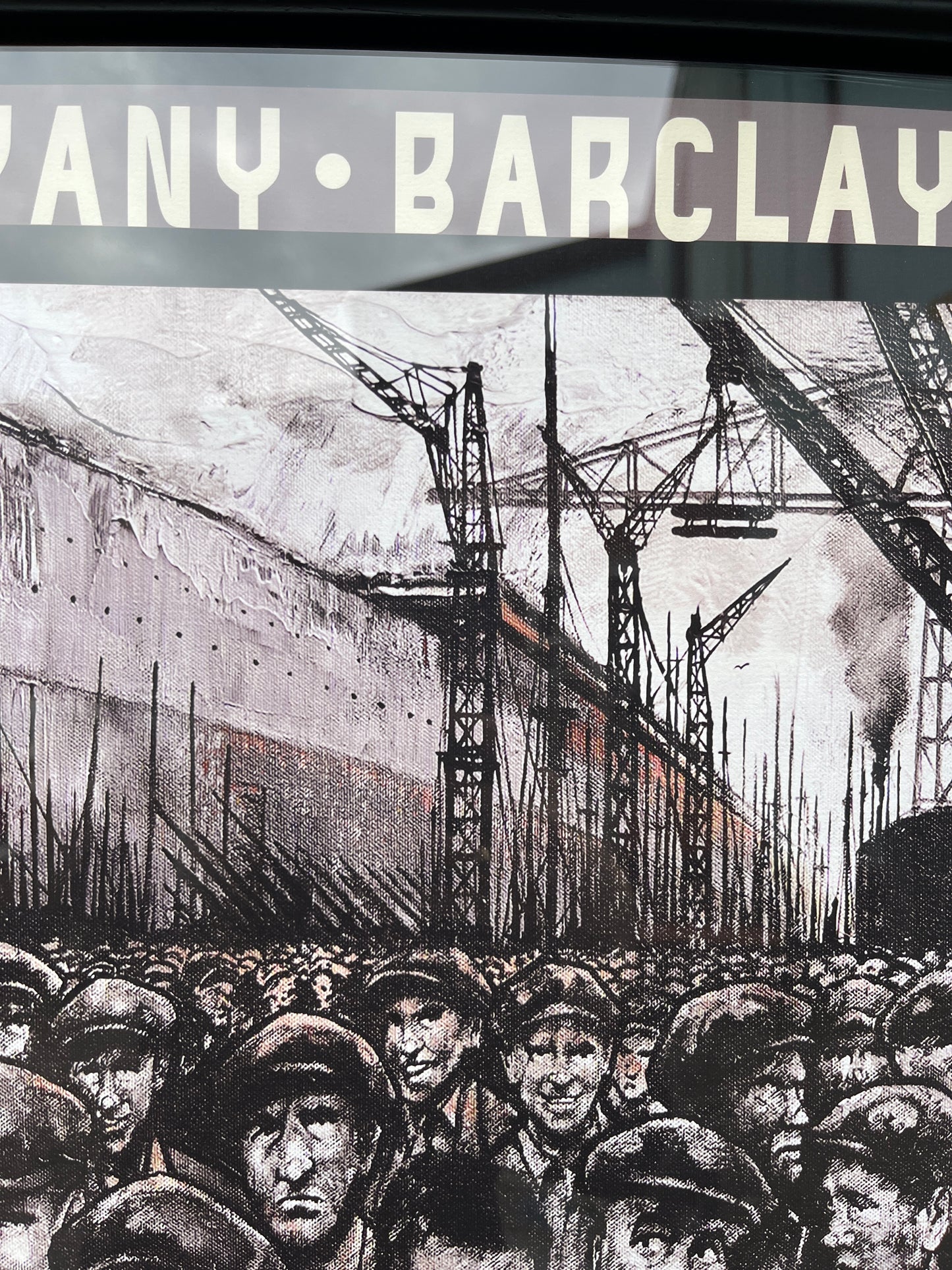 "Ship-Builders on the Clyde" Print by Artist Ryan Mutter