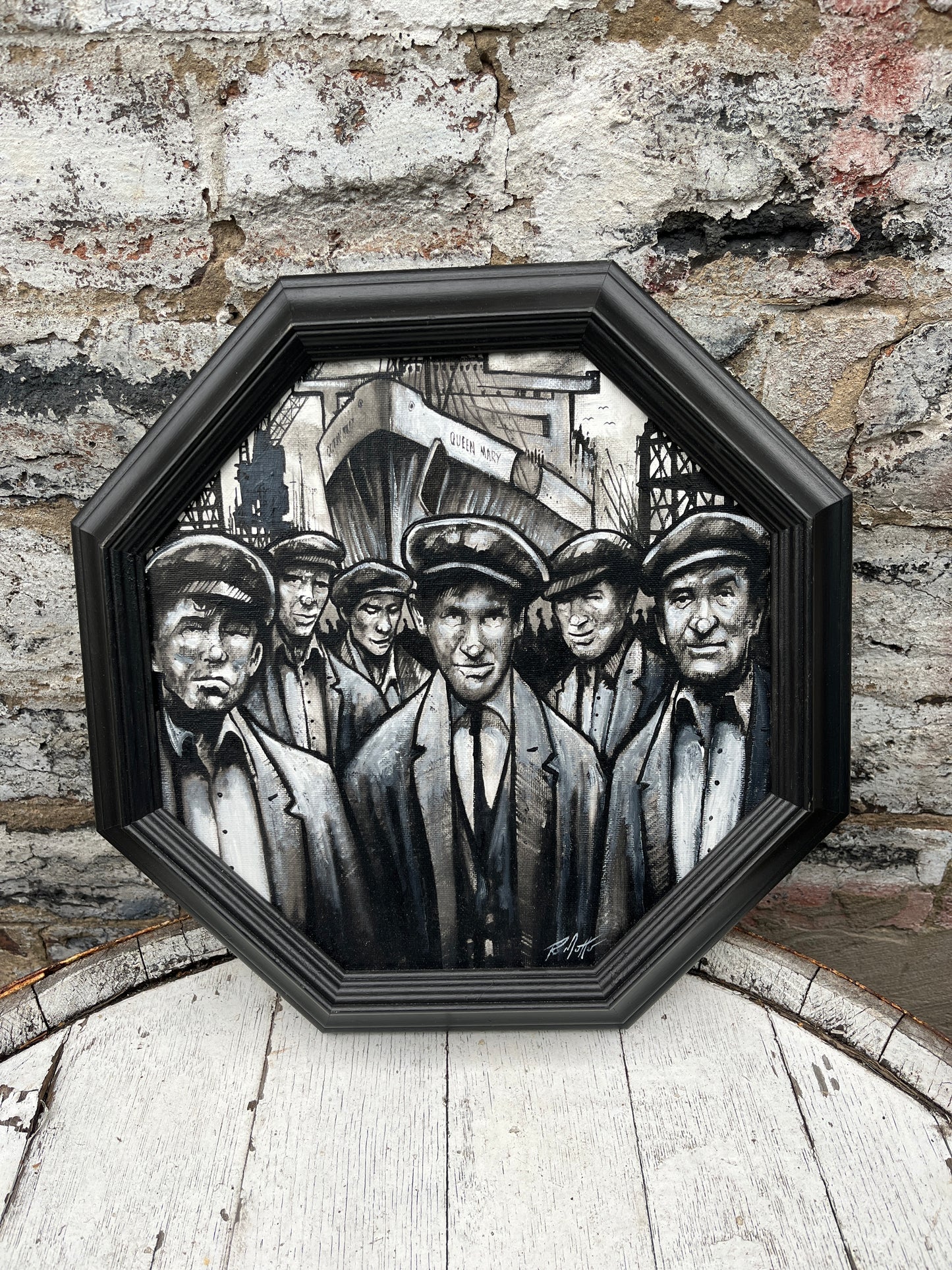 "The Clyde Workers" Original Oil on Canvas Painting by Ryan Mutter