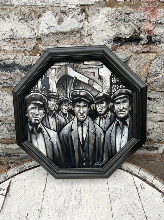 "The Clyde Workers" Original Oil on Canvas Painting by Ryan Mutter