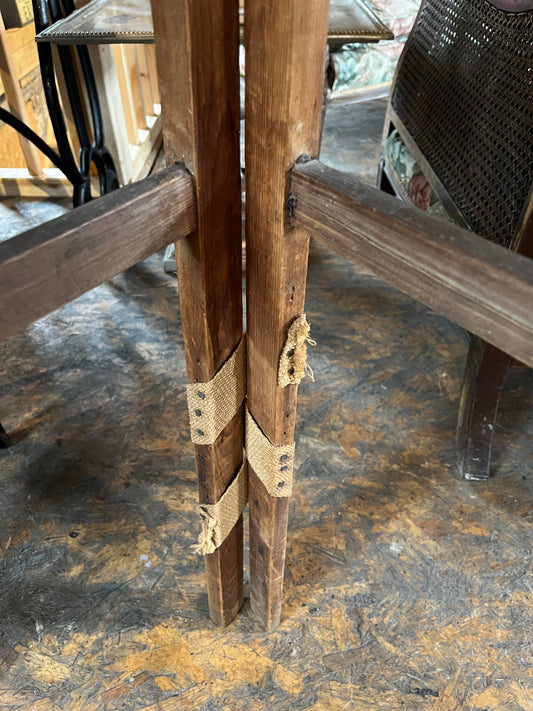 Vintage Folding Wooden Laundry Airer / Clothes Horse