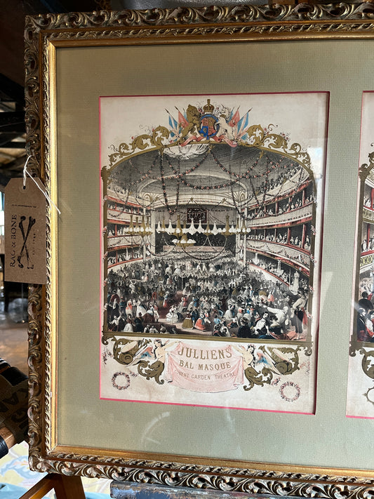 Jullien's Bal Masque Print Circa 1847