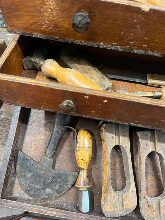 Shoemaker's Box and Tools